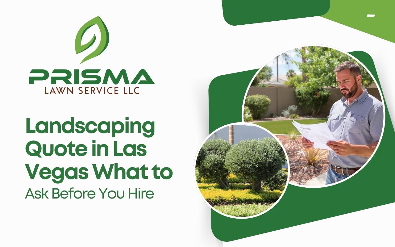 Landscaping Quote in Las Vegas What to Ask Before You Hire