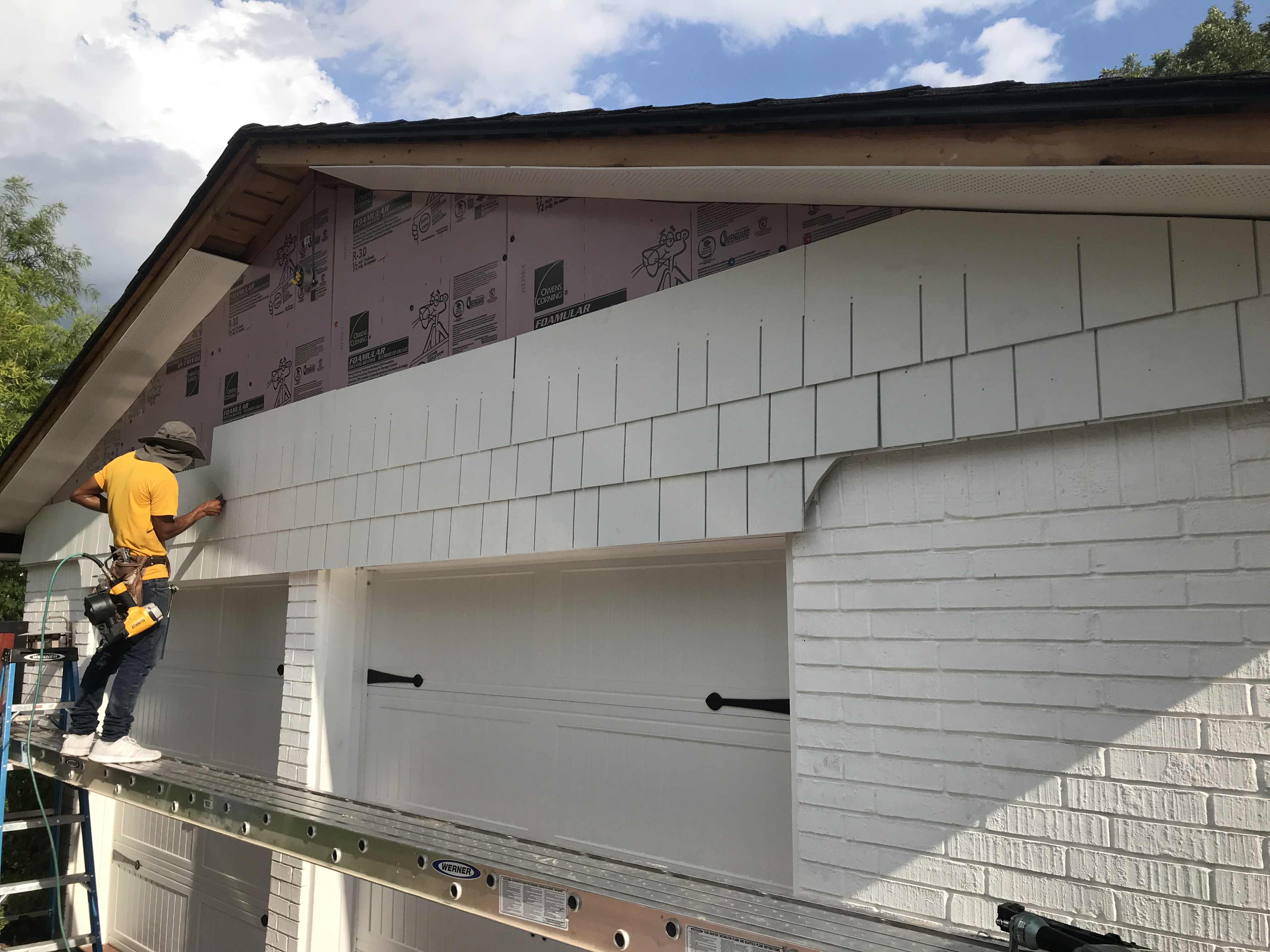 Exterior siding installation and remodeling work completed by 123 Remodeling LLC in Oklahoma City