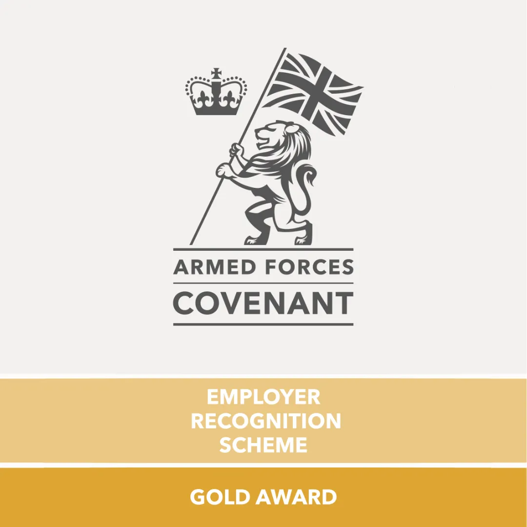 Armed Forces Covenant Employer Recognition Sheme Gold Award