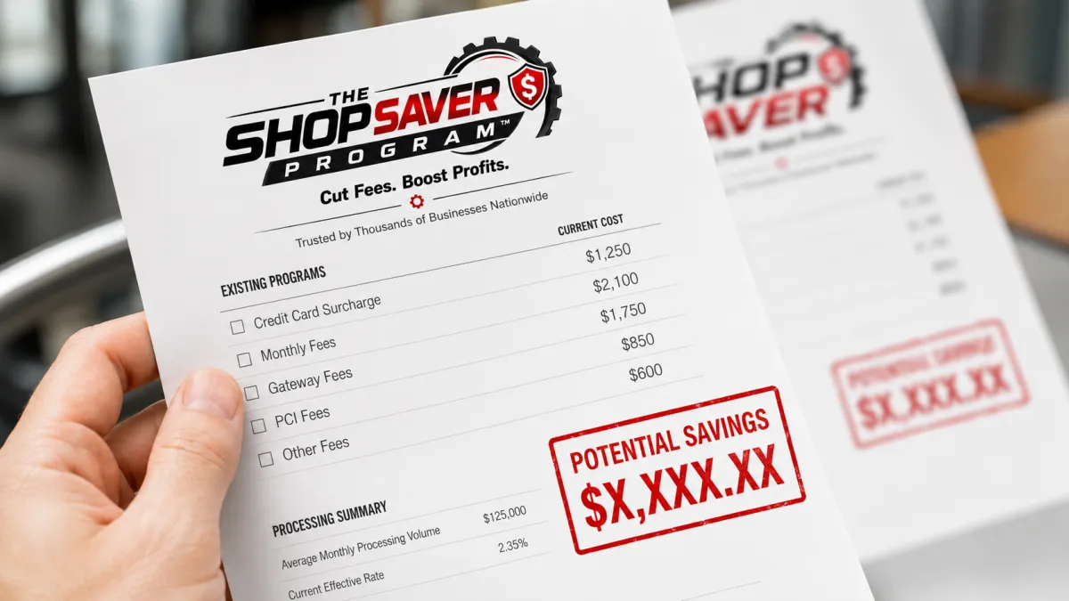 Document showing potential savings