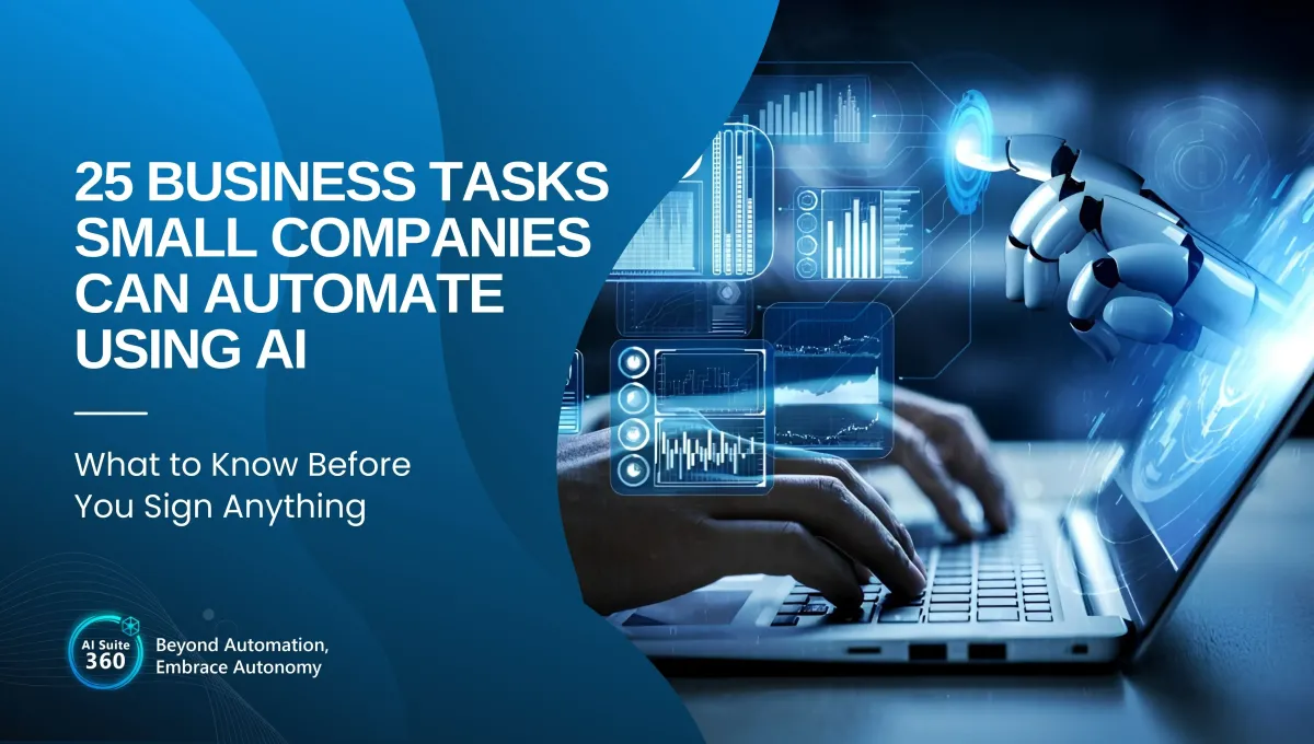 25 Business Tasks Small Companies Can Automate Using AI