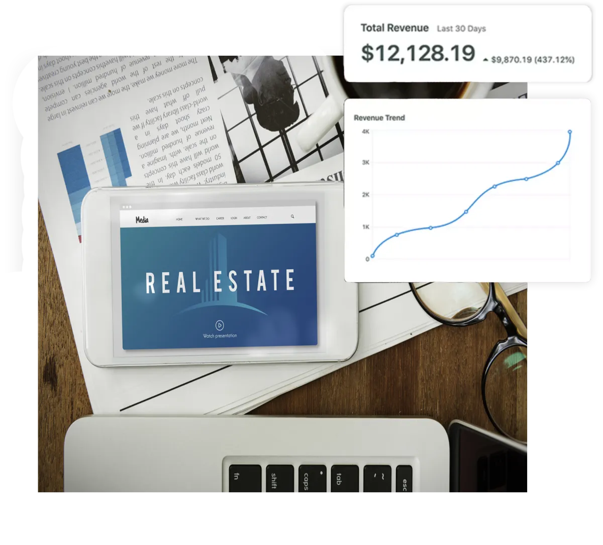 payments and invoicing Real Estate business