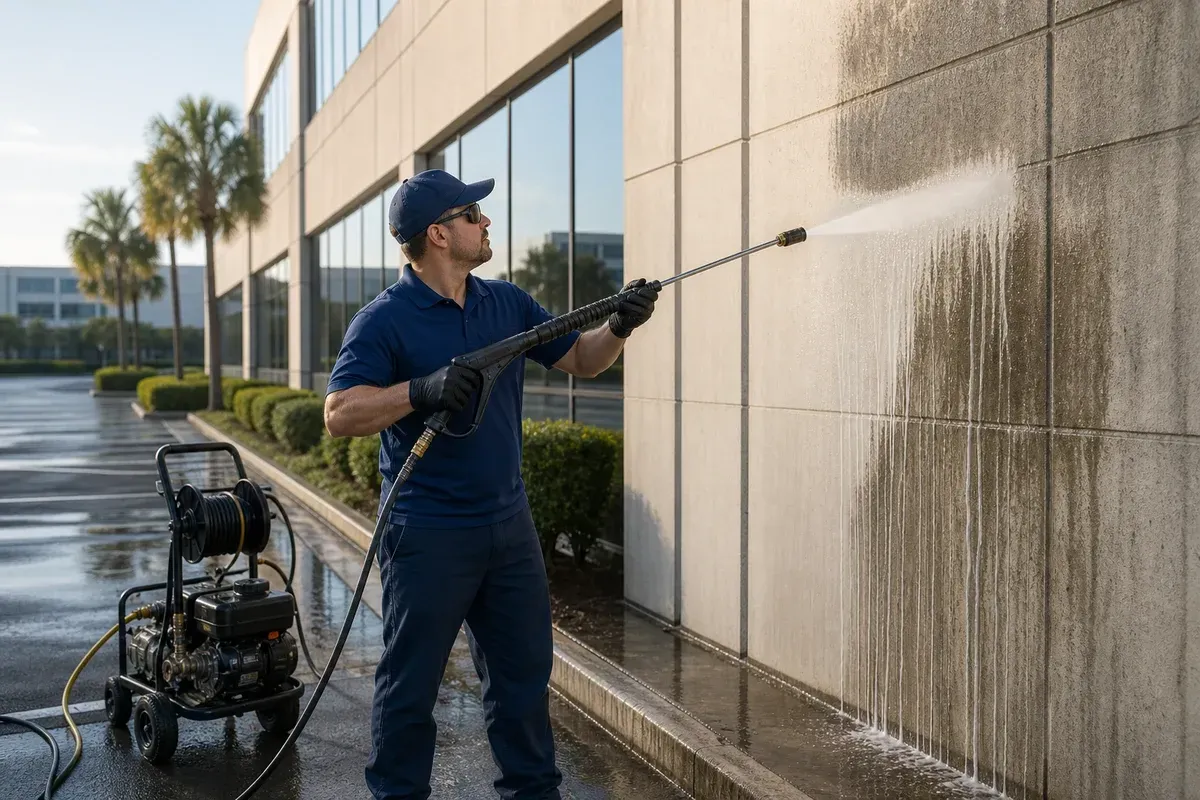 Houston Commercial Pressure Washing