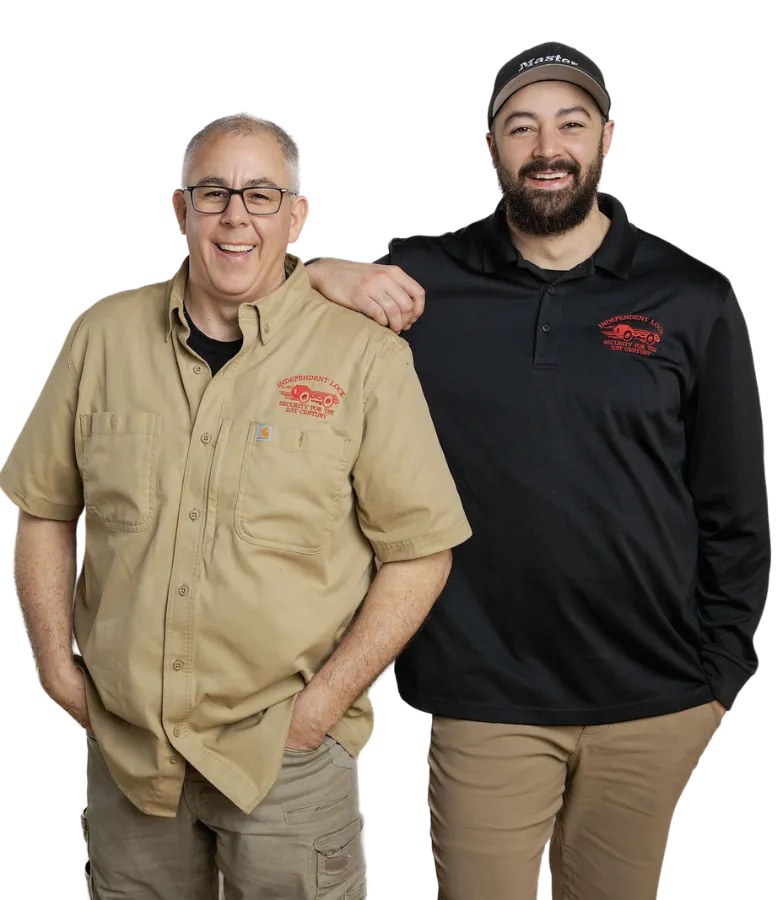 Doug and Quincy McGrail, the friendly father-son owners of Independent Lock and Parts in Billings, MT