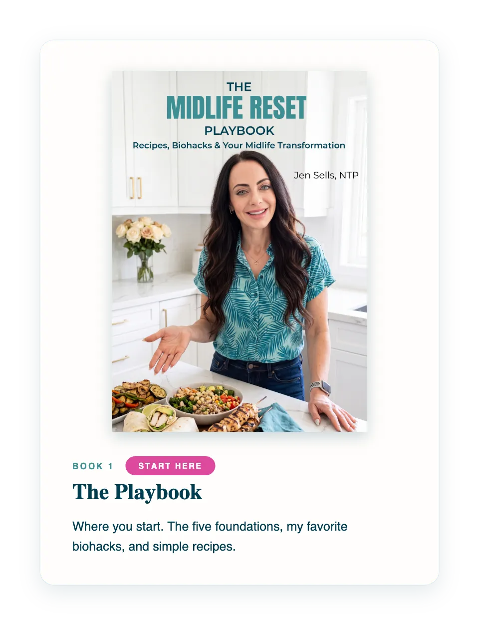 The Midlife Reset Playbook, book one by Jen Sells