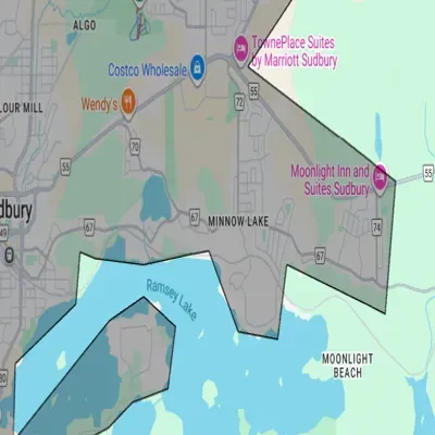 Minnow Lake Sudbury Snow Blowing Service Area | Snow and Mow Pros