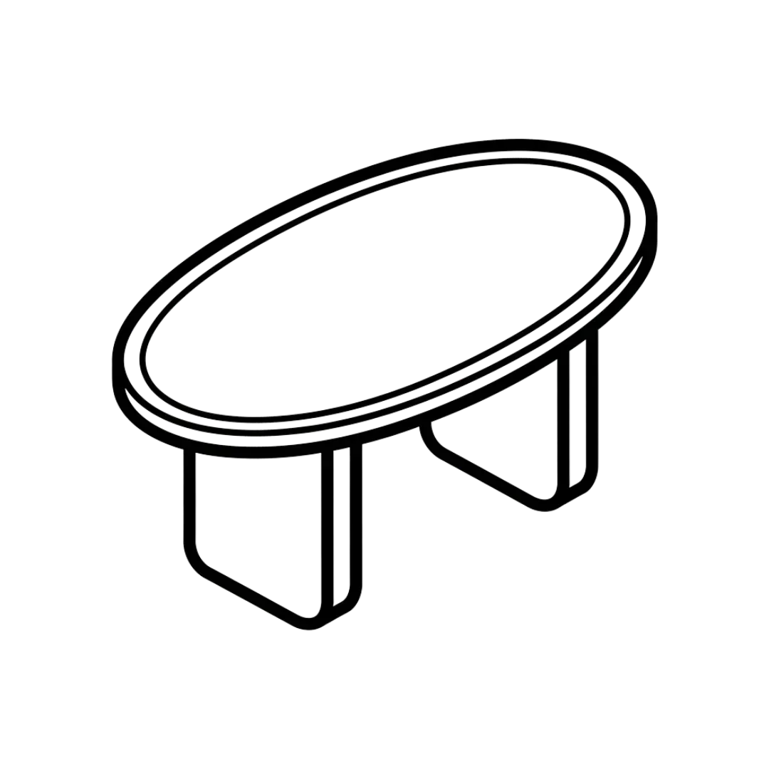 polished glass tabletop over dining table