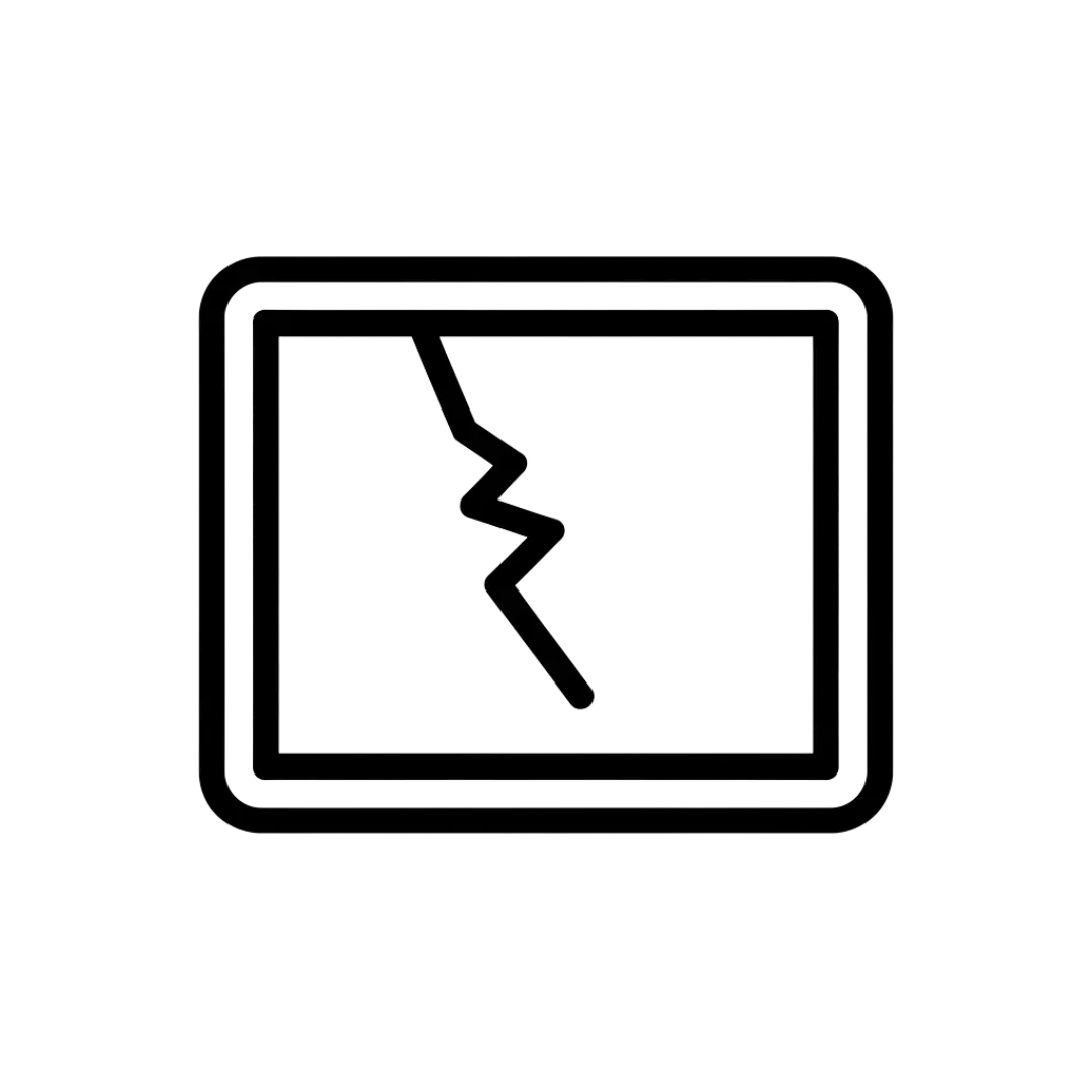 newly replaced clear window panel