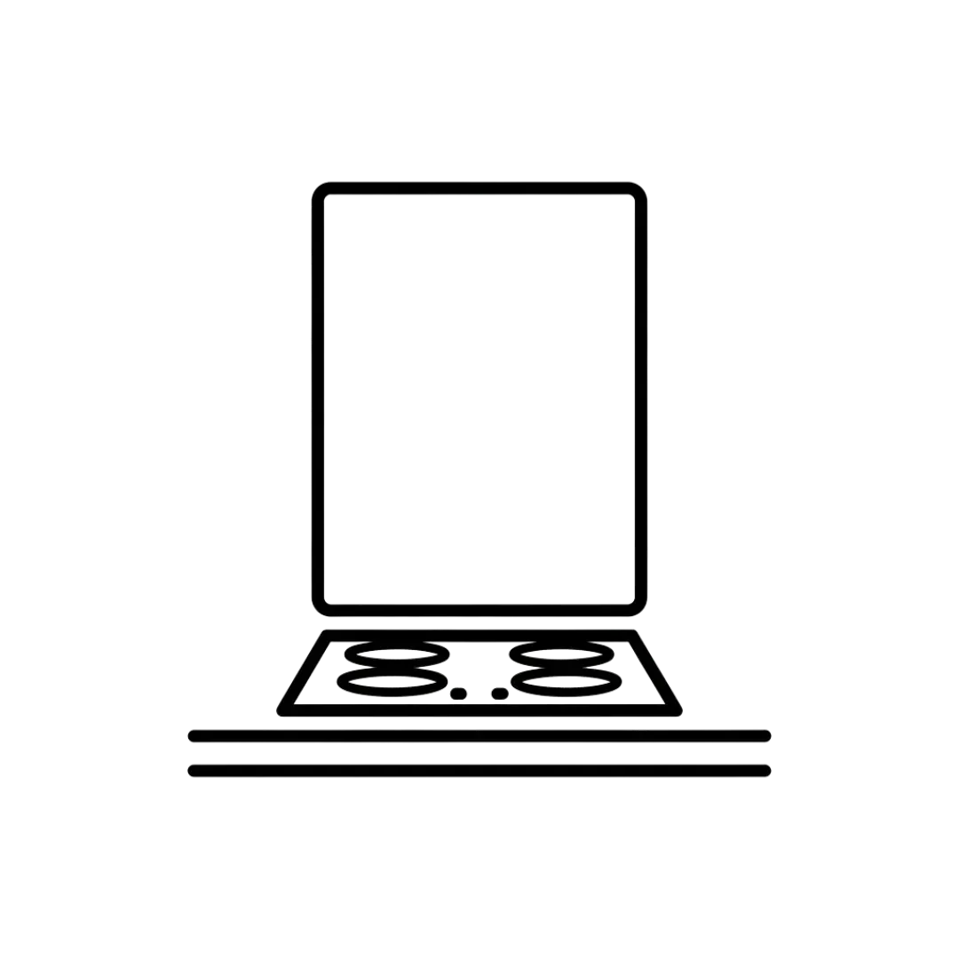 coloured glass kitchen splashback