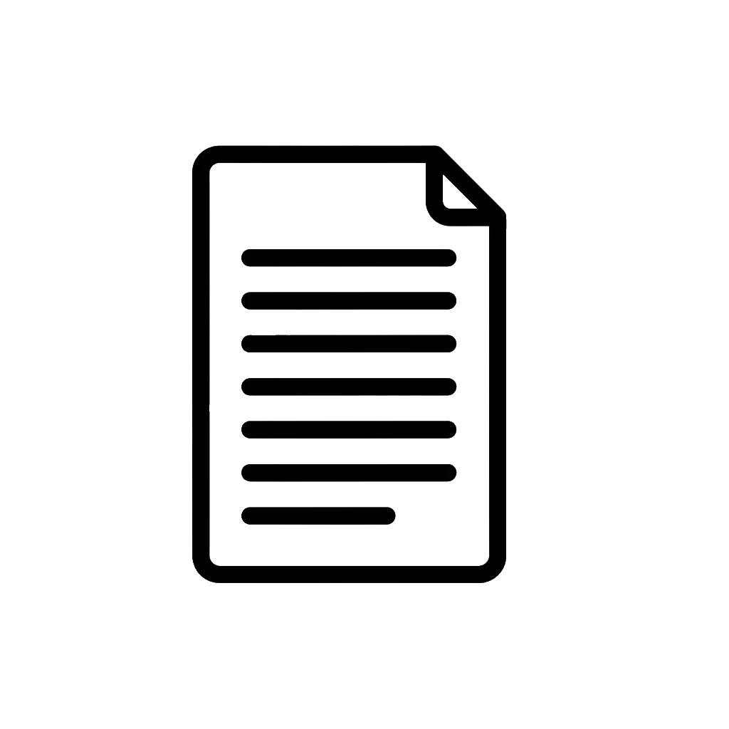 Estimate form document icon for quick price request