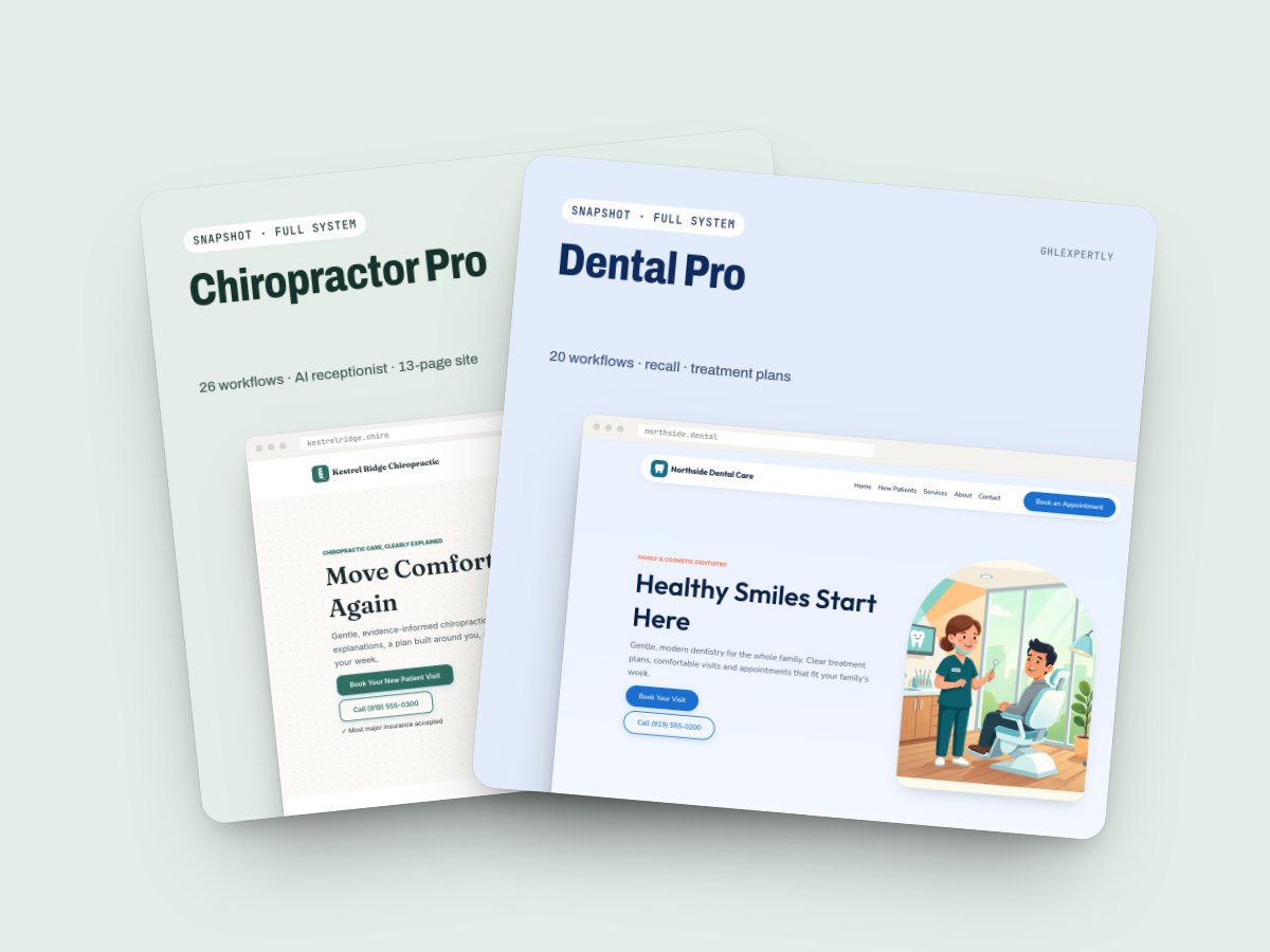 Win local healthcare clients faster.