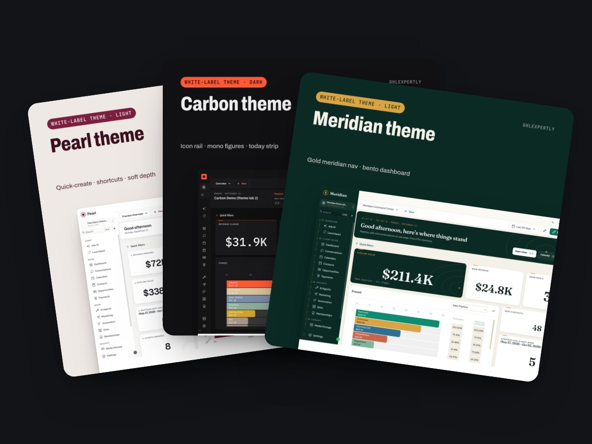 Three themes. One agency. One price.