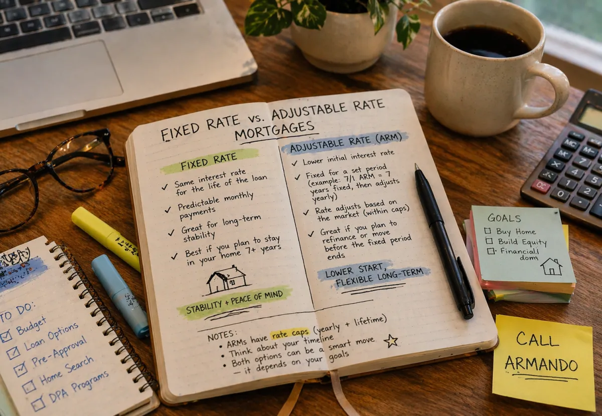 Fixed Rate vs Adjustable Rate Mortgages in California