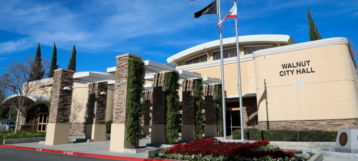 Walnut City Hall building in Walnut, California