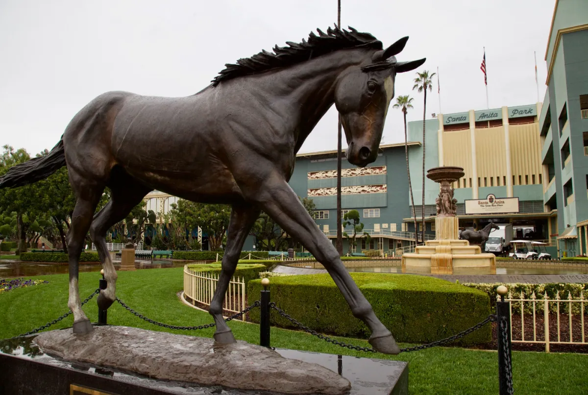 Santa Anita Park in Arcadia, CA.