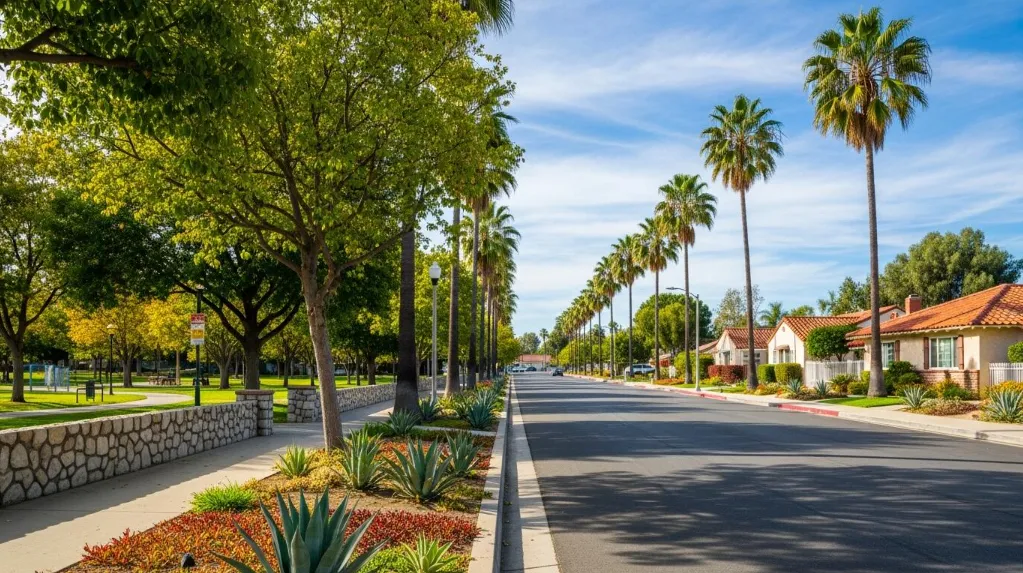 San Dimas, California residential street