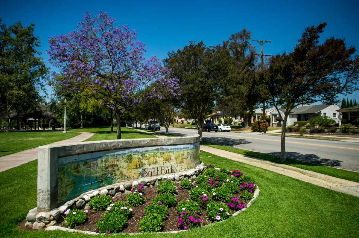 Smith Park in San Gabriel, California.