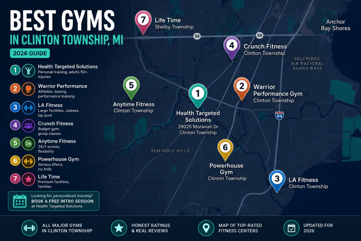 Best Gyms in Clinton Township Ranked