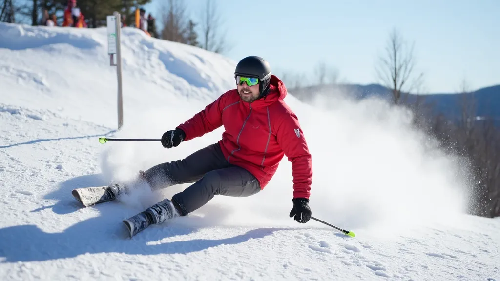 Left Carve Ready to Dump Some Altitude