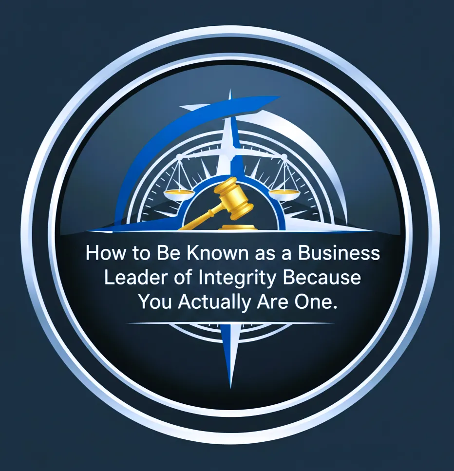 How to Be Known as a Business Leader of Integrity Because You Actually Are One