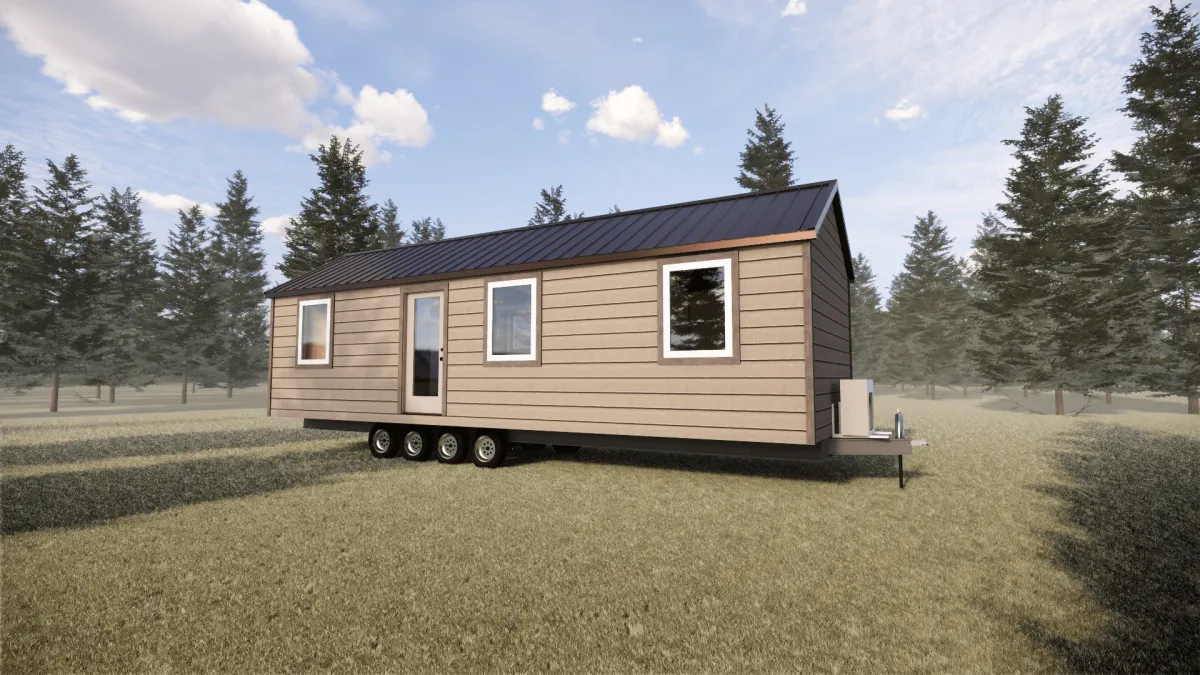 Exterior rendering of Cascade park model RV