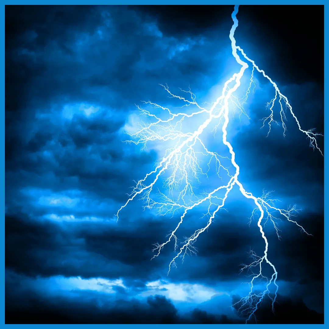 A single yellow lightbulb above the rest among blue bulbs, symbolizing clarity, innovation, and strategy.