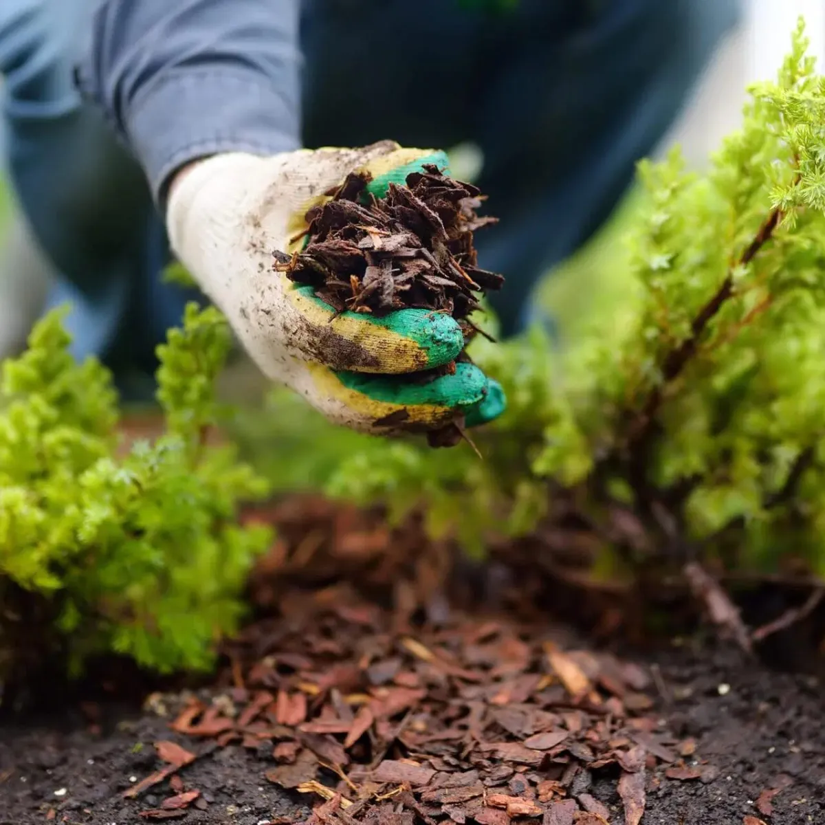 Soil improvement with mulch Banora Point