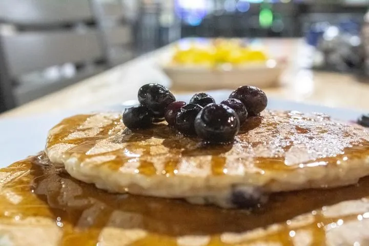 Pancakes with blueberries from City Eats