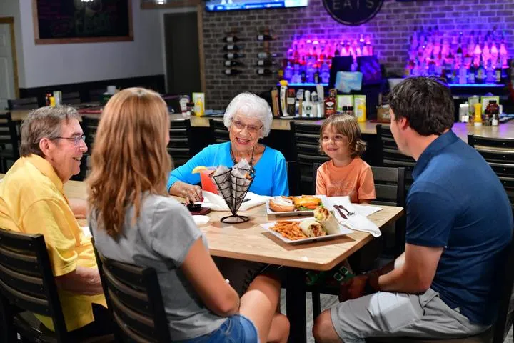 City Eats Wraps, Fries Burgers, Action City Dining