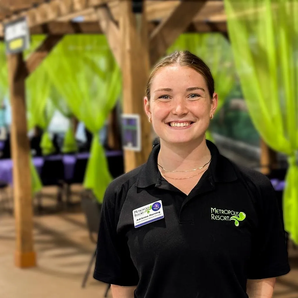 Adrienne Morning, Director of Water Park Operations at Metropolis Resort