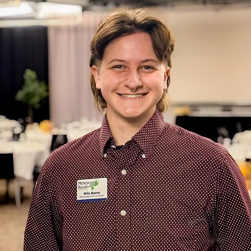 Milo Burns - Event Coordinator at Metropolis Resort