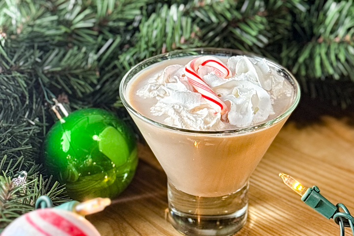 City Eats Orange Creamsicle Mimosa with orange juice, heavy cream, simple syrup, and topped with champagne.