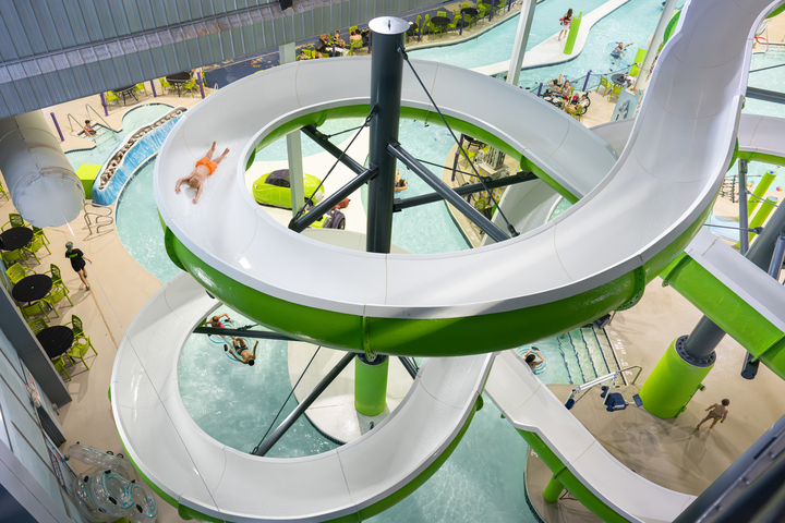 Chaos Water Park Water Slide, Body Slide