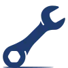 Wrench icon representing roadside help and quick fixes