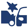 Accident recovery tow truck icon Montague’s Towing Ossining