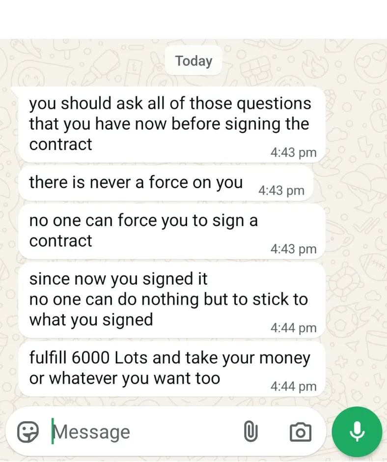 Jay Reddy manipulates the situation by blaming the victim for delays in the withdrawal process.