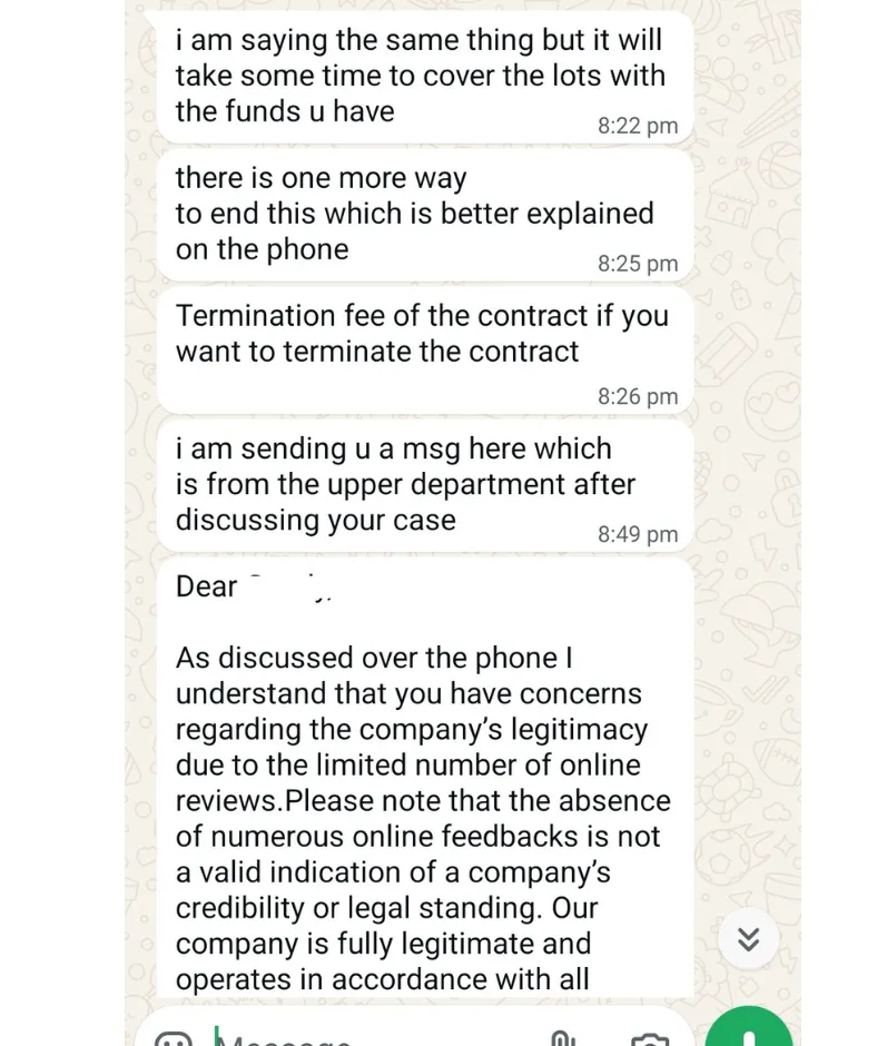 Jay Reddy refuses to provide written communication, insisting all discussion happen over phone.
