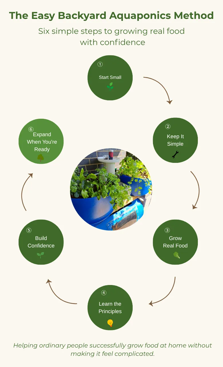 The Easy Backyard Aquaponics Method