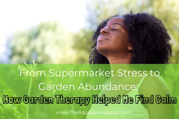 From Supermarket Stress to Garden Abundance: How Garden Therapy Helped Me Find Calm