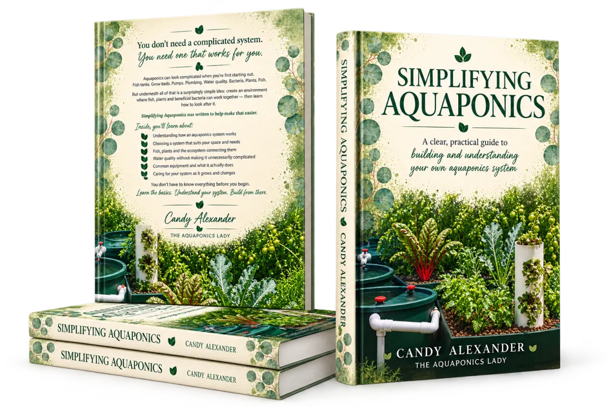 Simplifying Aquaponics for the Busy Family beginner aquaponics book.