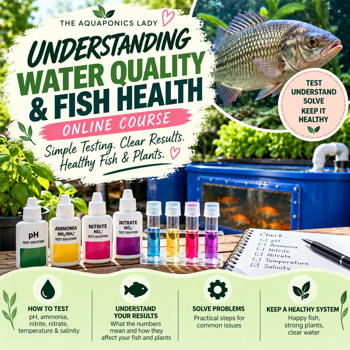 water quality for auaponcis course