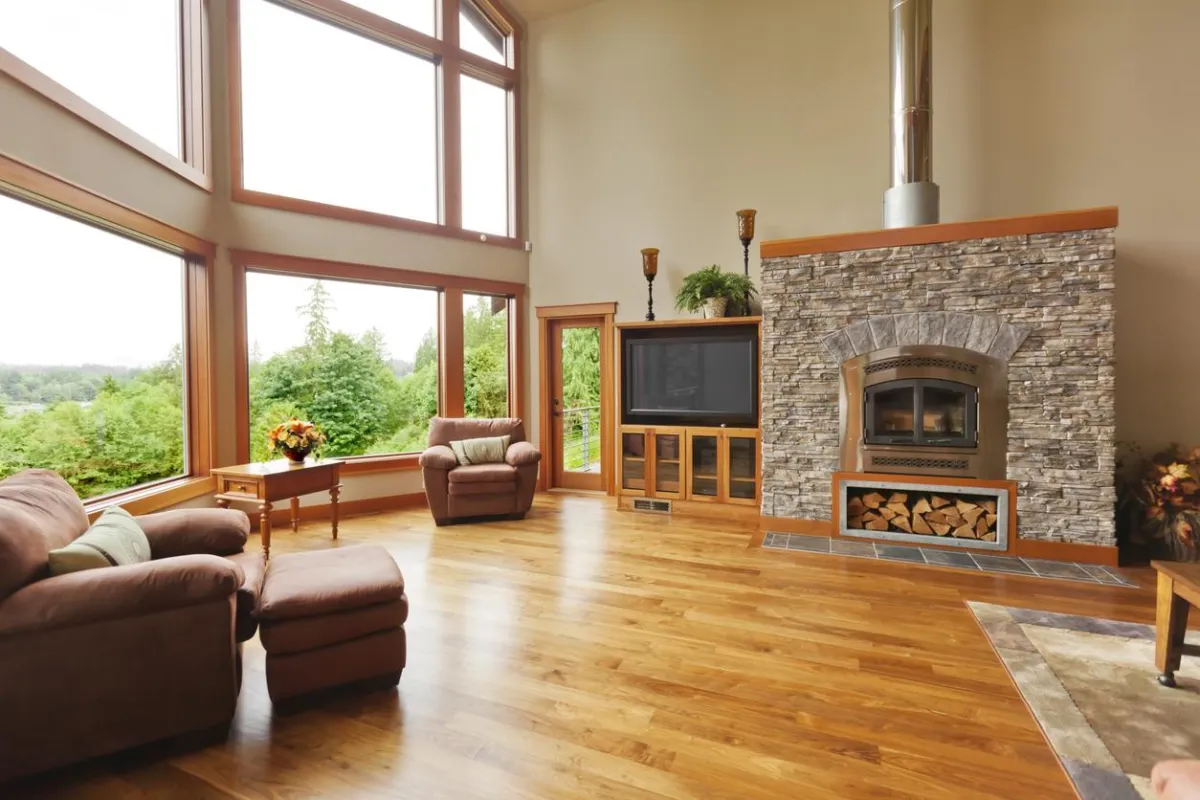 Timeless hardwood flooring showcased in elegant home setting