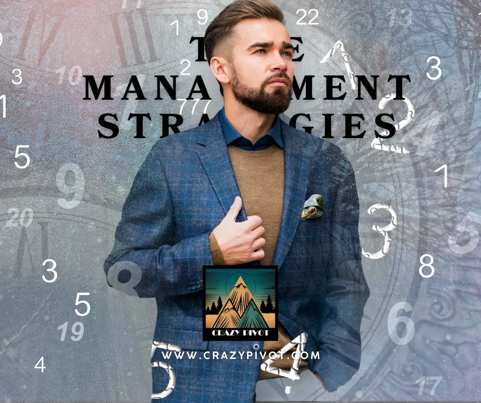 Focused businessman organizing his schedule, demonstrating how effective time management strategies for business owners.