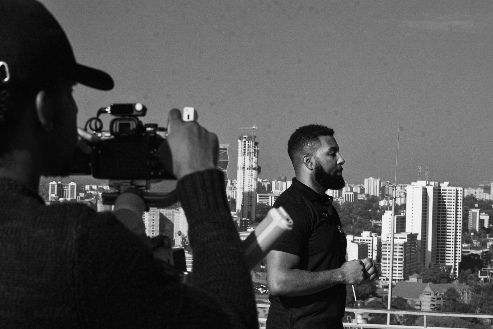 Arias WebsterBerry filming at KICC