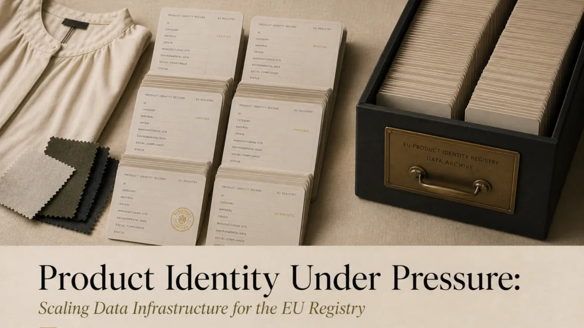 Product Identity Under Pressure: Scaling Data Infrastructure for the EU Registry