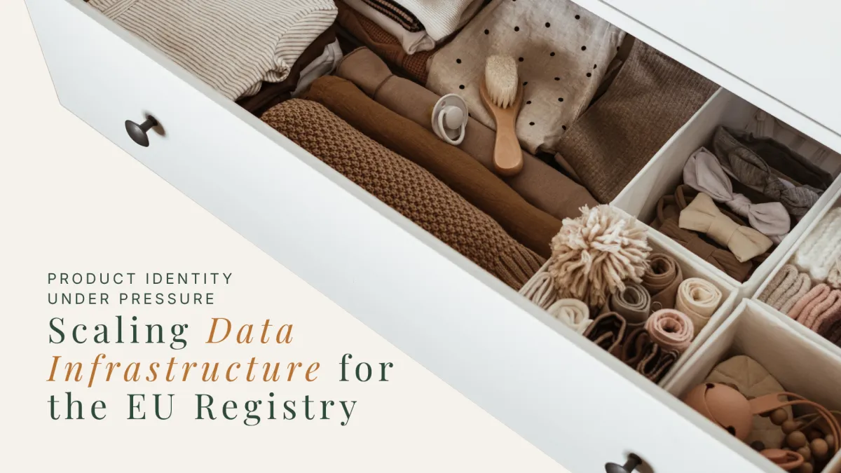 Product Identity Under Pressure: Scaling Data Infrastructure for the EU Registry