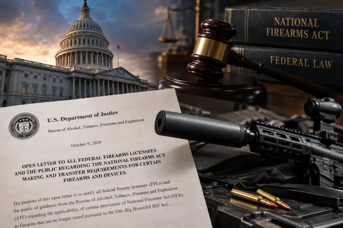 ATF Opens the Door to Unregistered Suppressors and Short-Barreled Firearms — But Could Today's Legal Owners Become Tomorrow's Felons?