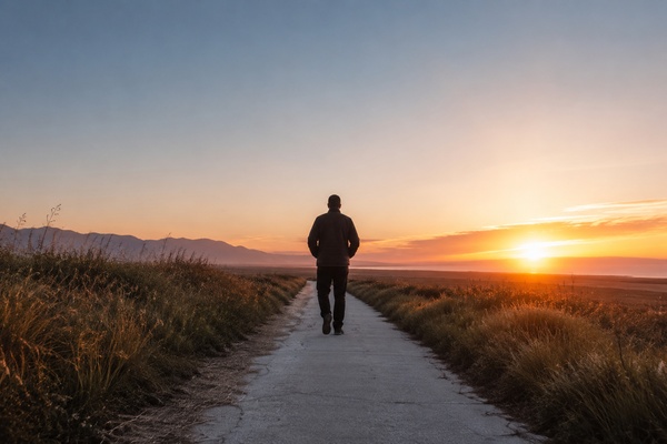 man walking