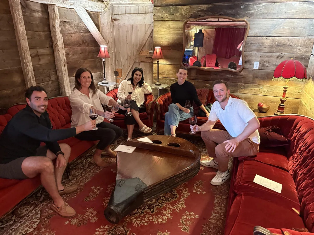 Tasting at the Speakeasy at Karlo Estates