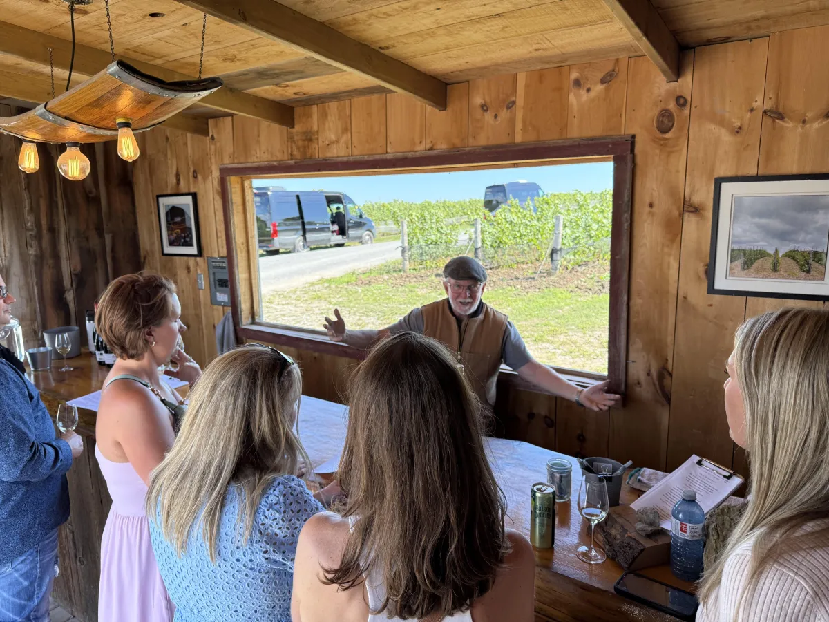 Wine Tasting at Norman Hardie Winery